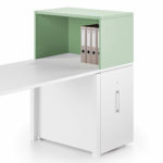 Niche blanche et verte