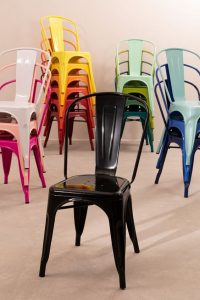 chaises extérieur différentes couleurs