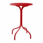 table haute Agora rouge