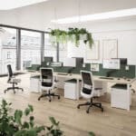 Bureau avec caisson de rangement
