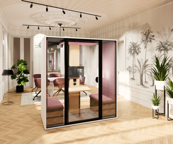 buronomic-Essentielle-Cabine-acoustique-M-2-personnes-Blanc-Grenat